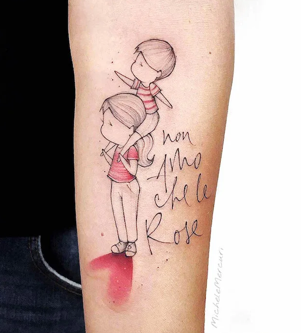 tattoos for moms with kids 4