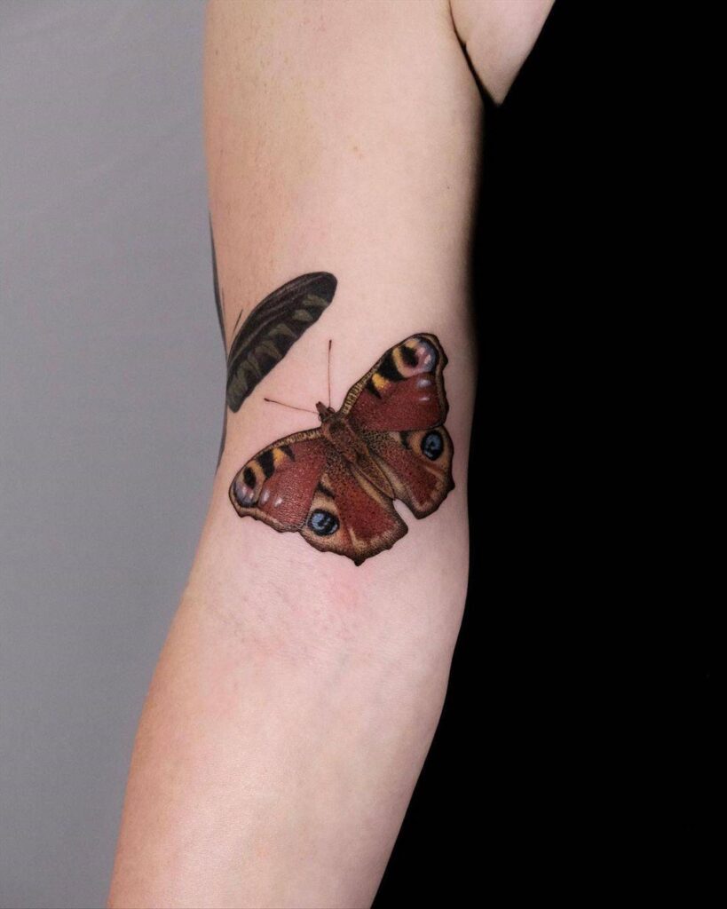 Arm butterfly tattoo ideas 7