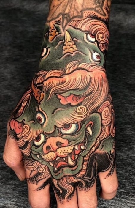 Chinese Hand Tattoos 1