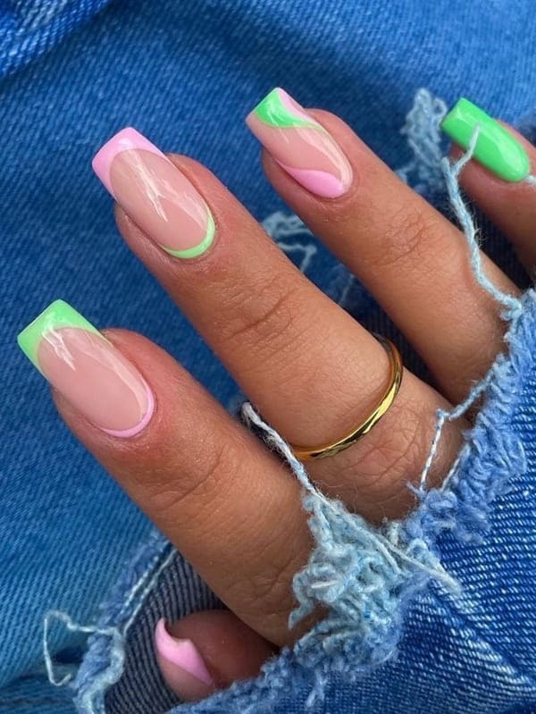 Lime and Baby Pink Bliss 3