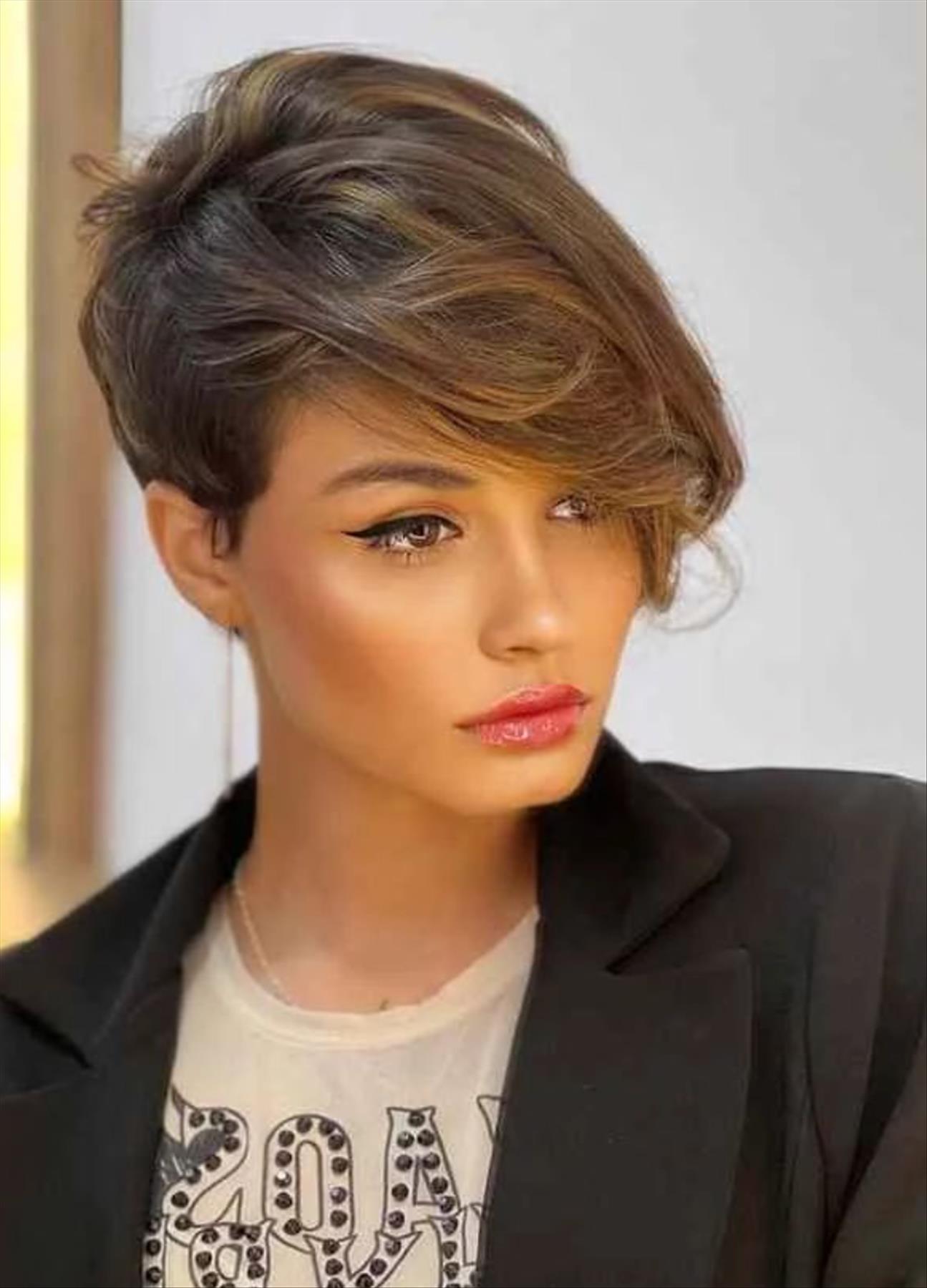 Handsome short pixie hairstyles for fine hair to try 25