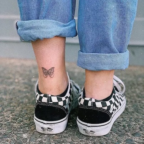 Butterfly On The Ankle