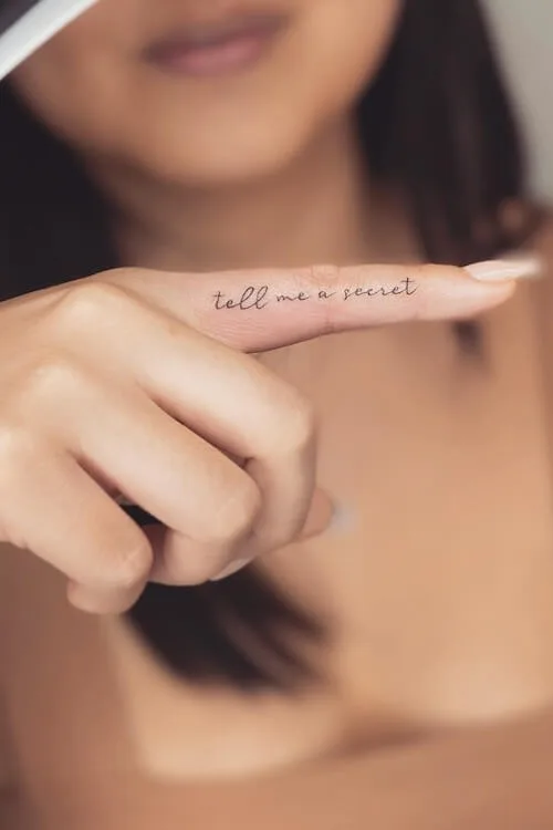 Finger Tattoos 1