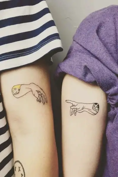 Husband and Wife Tattoo Ideas 17