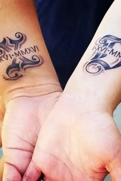 Husband and Wife Tattoo Ideas 18