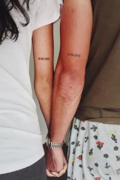 Husband and Wife Tattoo Ideas 19