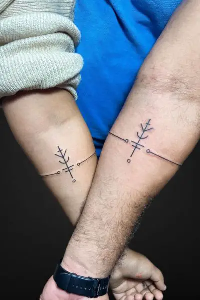 Husband and Wife Tattoo Ideas 21