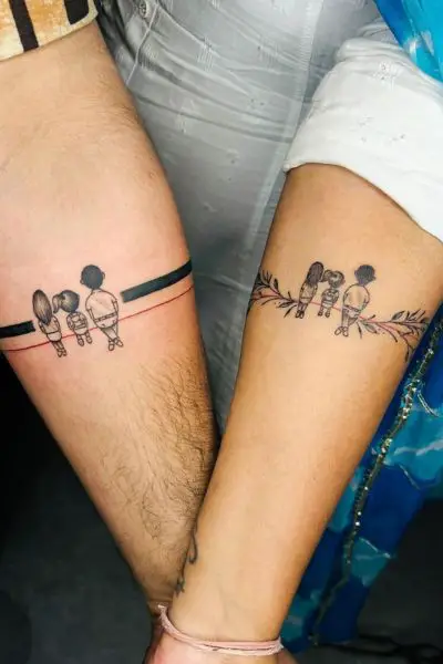 Husband and Wife Tattoo Ideas 23