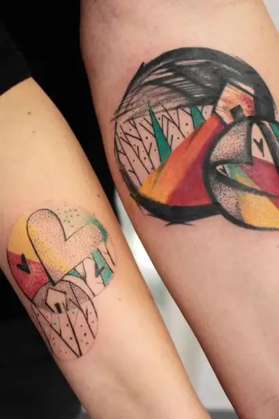 Husband and Wife Tattoo Ideas 3