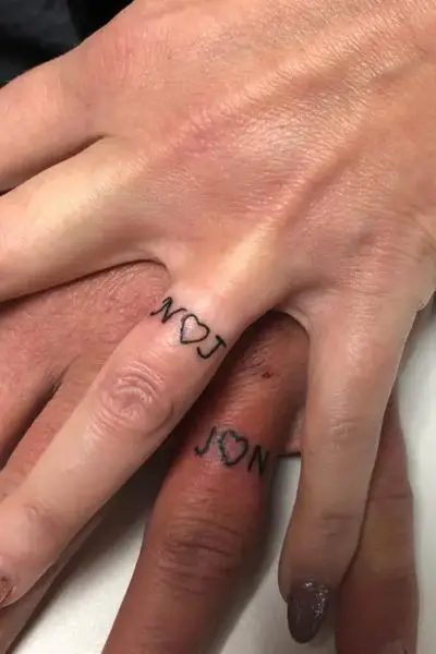 Husband and Wife Tattoo Ideas 8