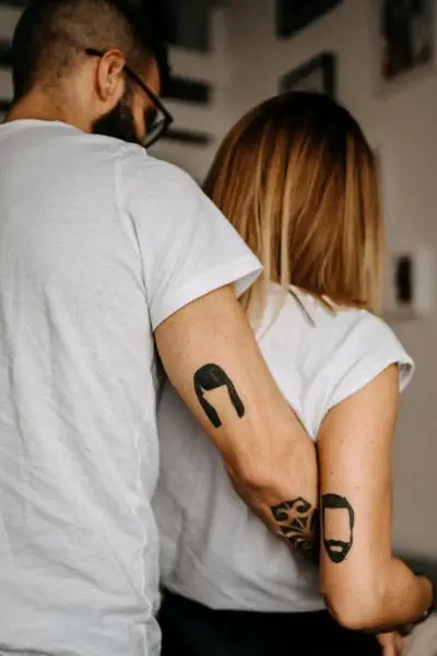 Husband and Wife Tattoo Ideas 9