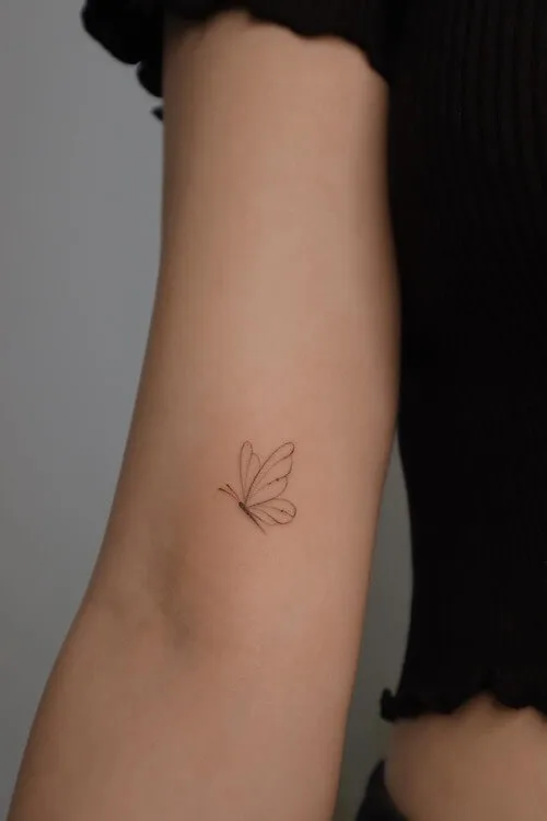 Small Butterfly Tattoos 2