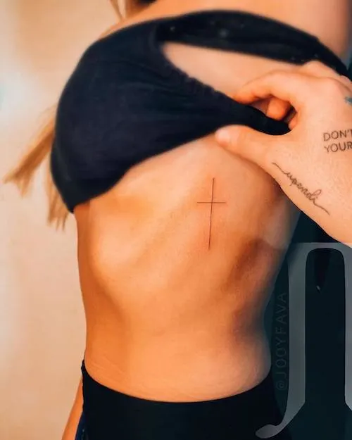 Small Cross Tattoo