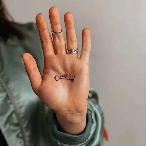 Small Self Love Tattoo