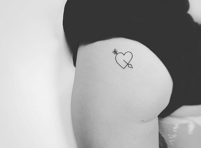 Heart Bum Tattoo 4