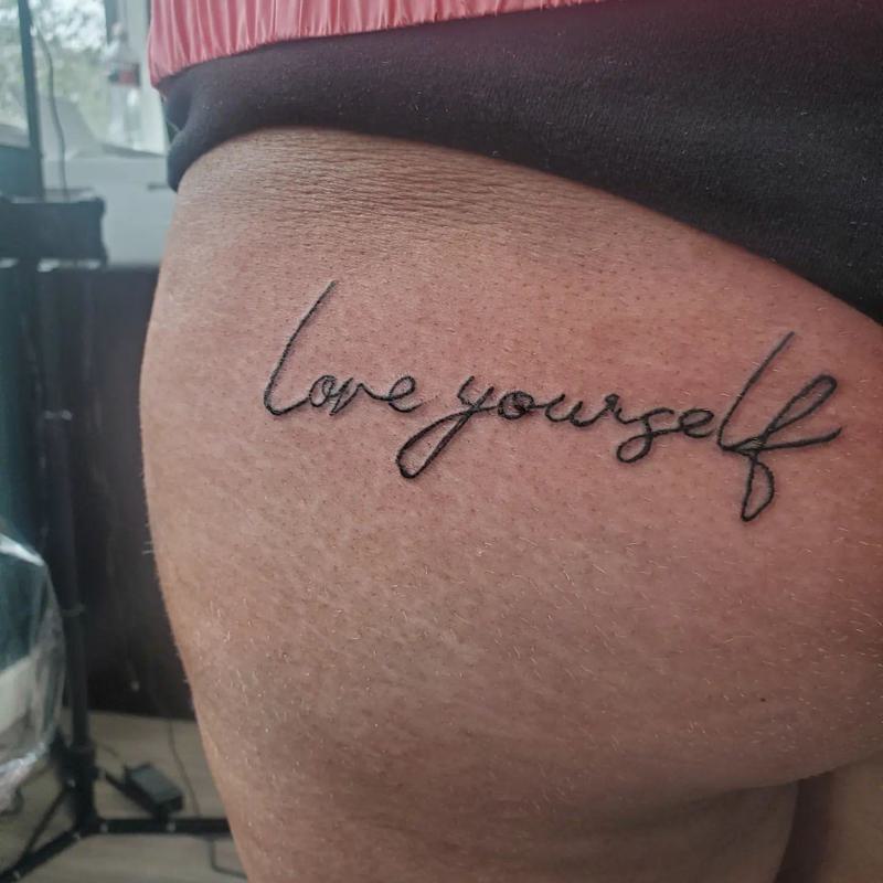 Quote Bum Tattoo 3