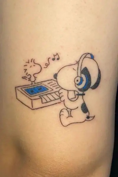 Snoopy Tattoo Designs 1