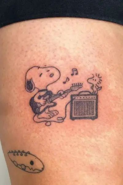 Snoopy Tattoo Designs 17