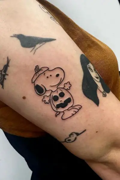 Snoopy Tattoo Designs 19