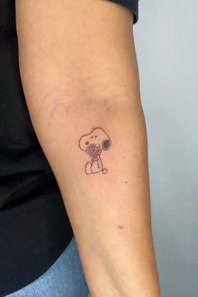 Snoopy Tattoo Designs 28