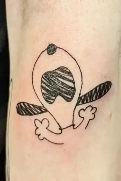 Snoopy Tattoo Designs 3