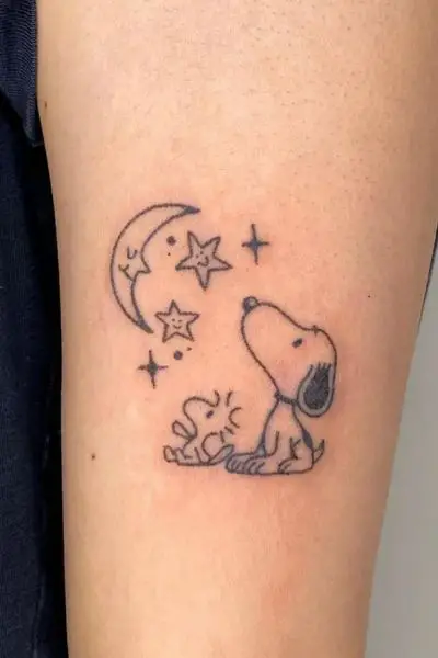 Snoopy Tattoo Designs 8