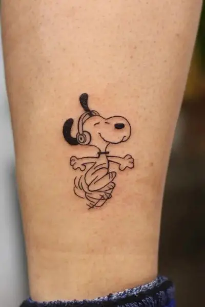 Snoopy Tattoo Designs 9