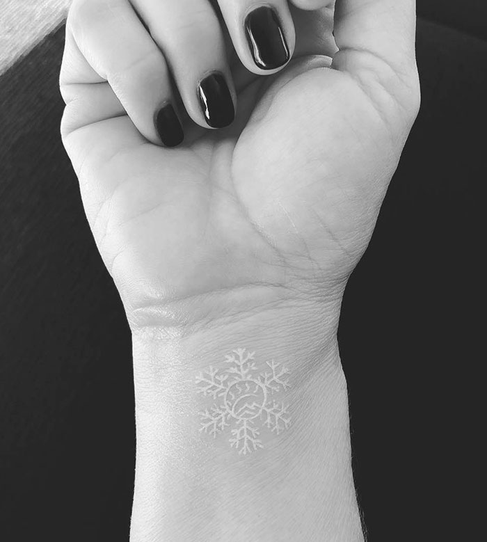 white ink tattoo ideas 39