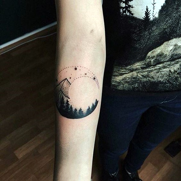 Magical Moon Tattoo Designs 13