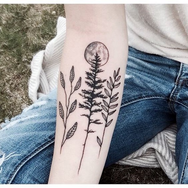 Magical Moon Tattoo Designs 22