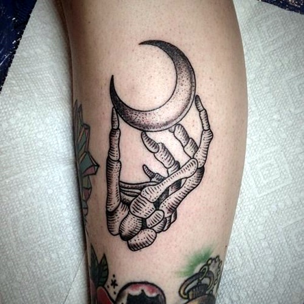 Magical Moon Tattoo Designs 38