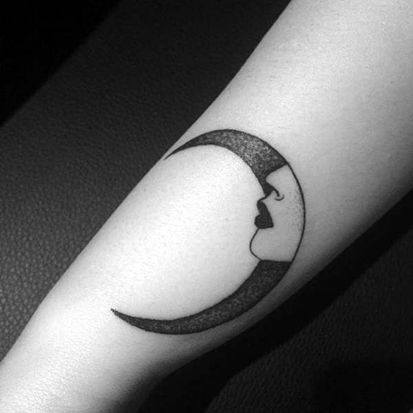 Magical Moon Tattoo Designs 39