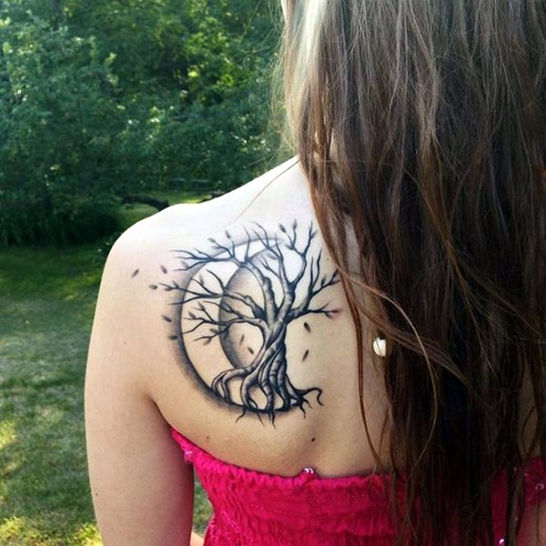 Magical Moon Tattoo Designs 6