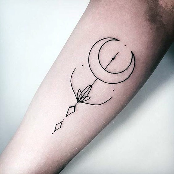 Magical Moon Tattoo Designs 9