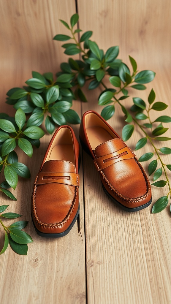 loafers crafted from eco friendly leather