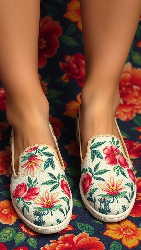 loafers with fun patterns and prints