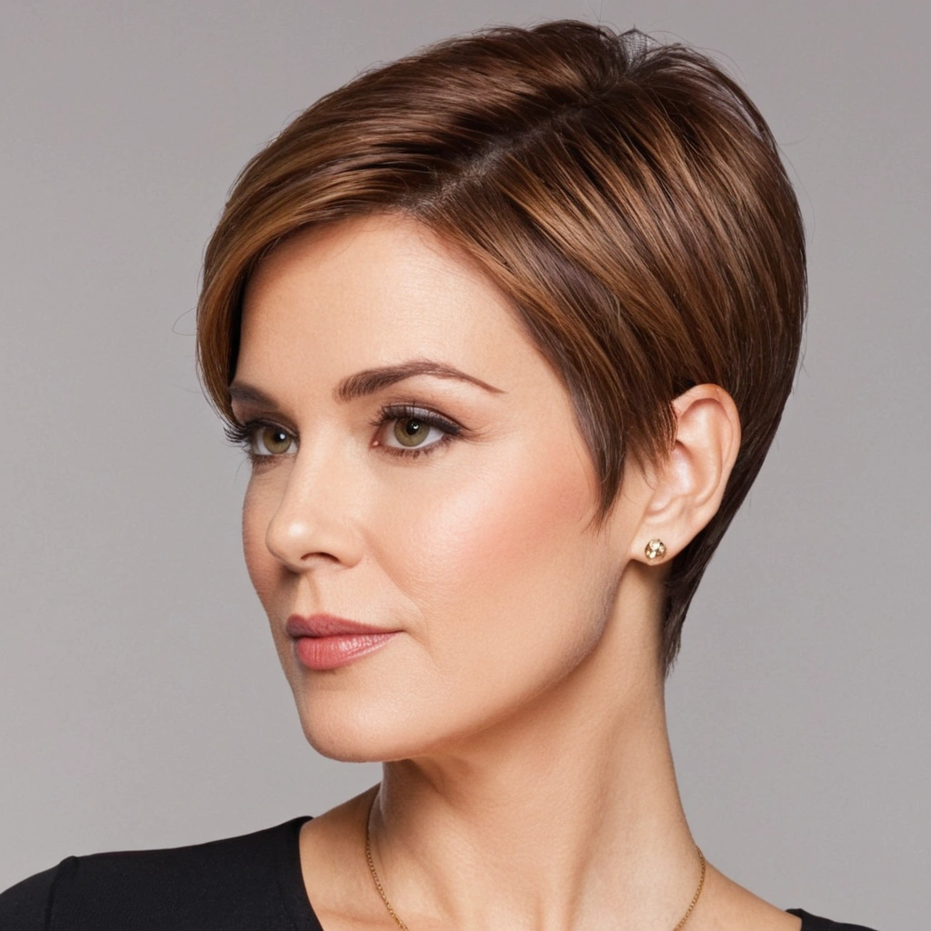 Long Pixie with Tapered Nape