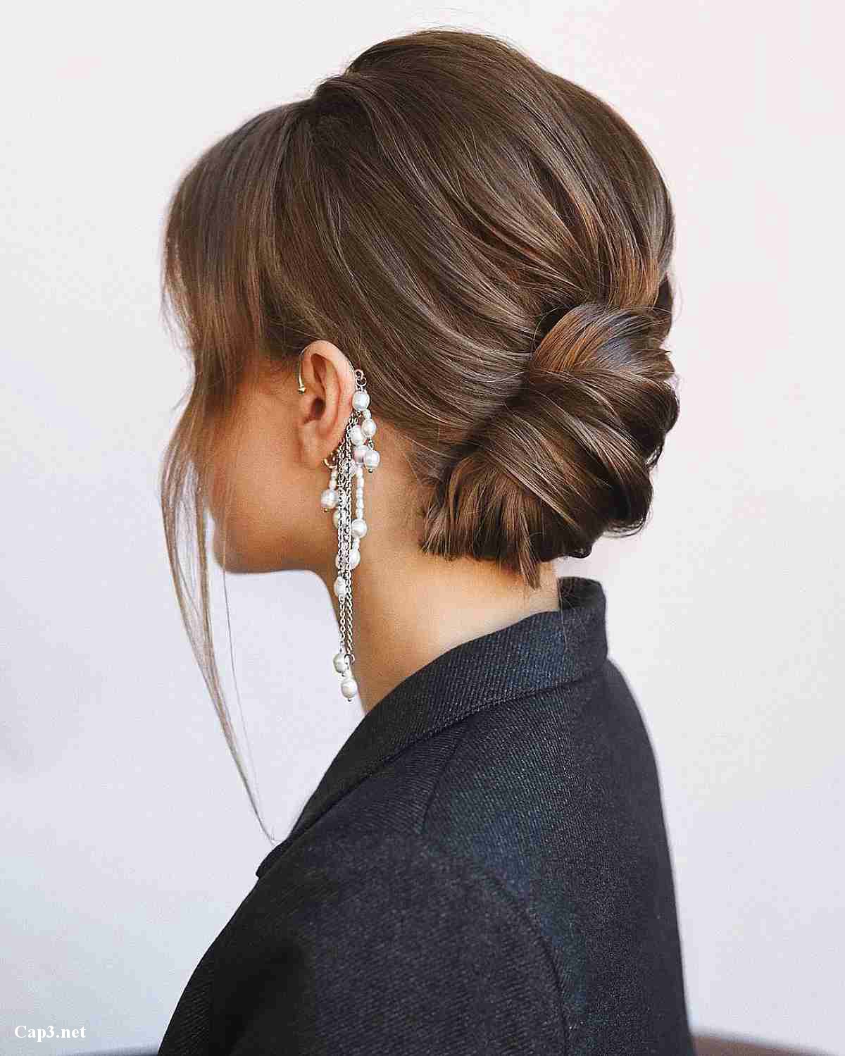 simple french twist updo