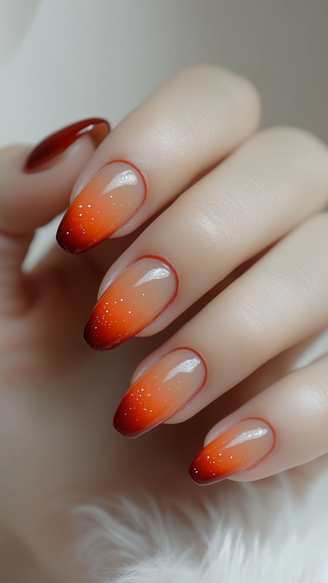 Burnt Orange Ombre