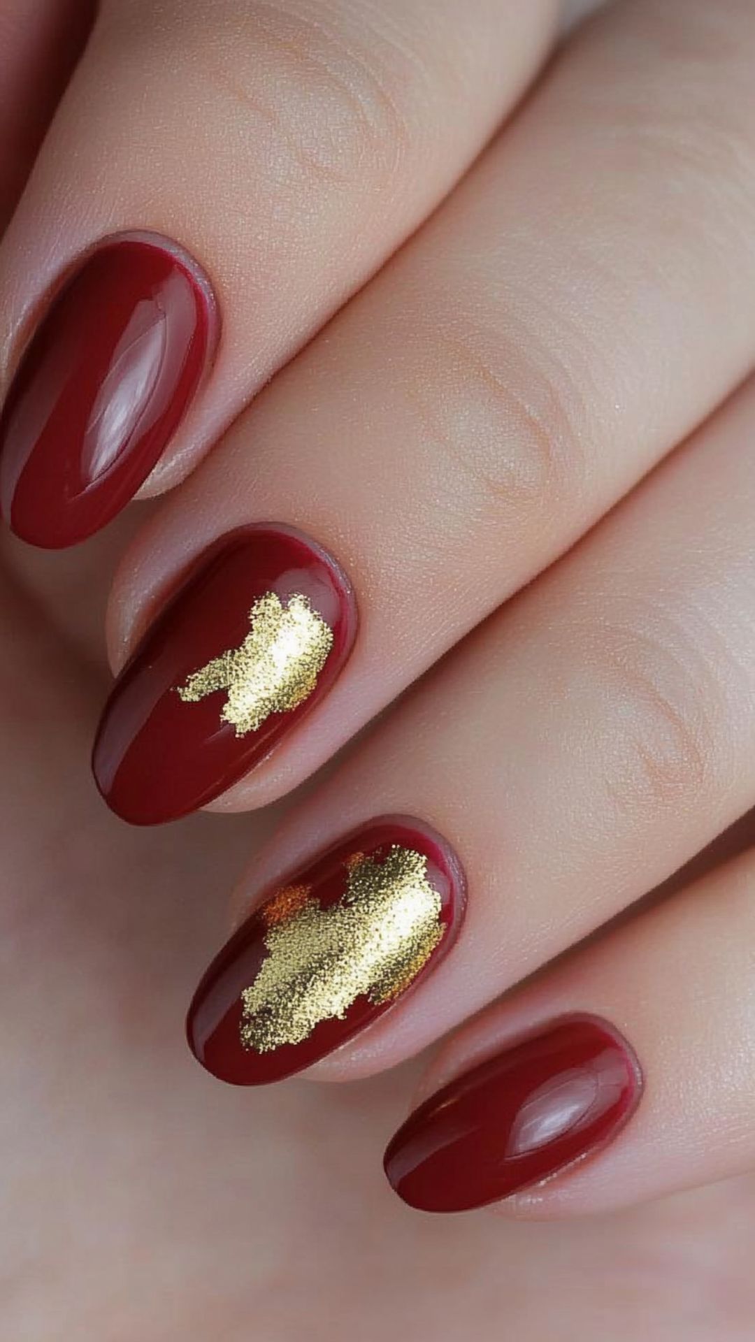 Cranberry and Gold