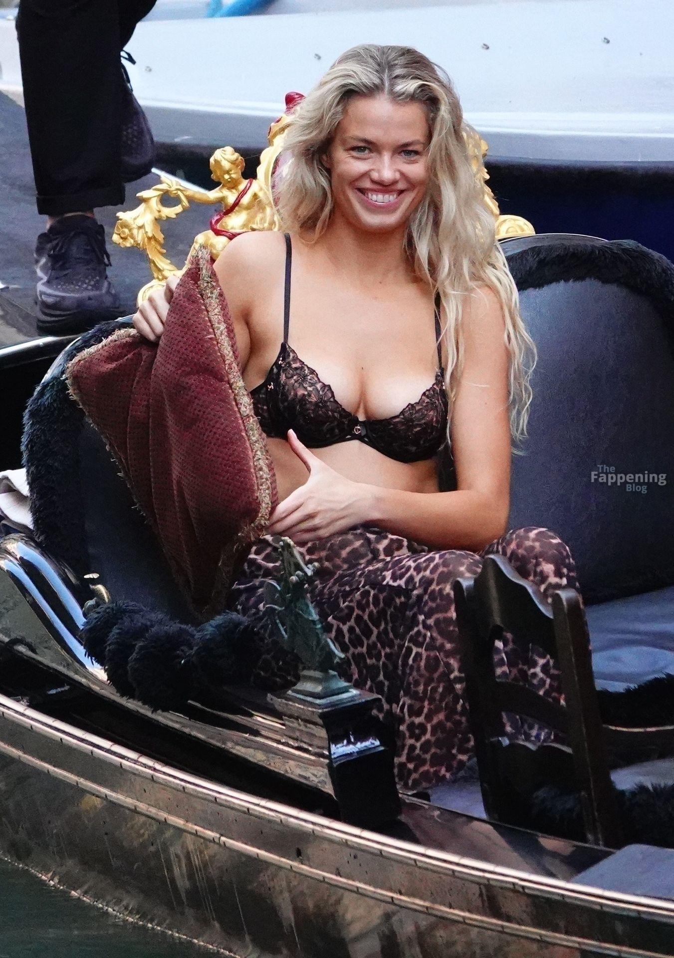 Hailey Clauson's outfit at a Fashion Shoot in Venice 004