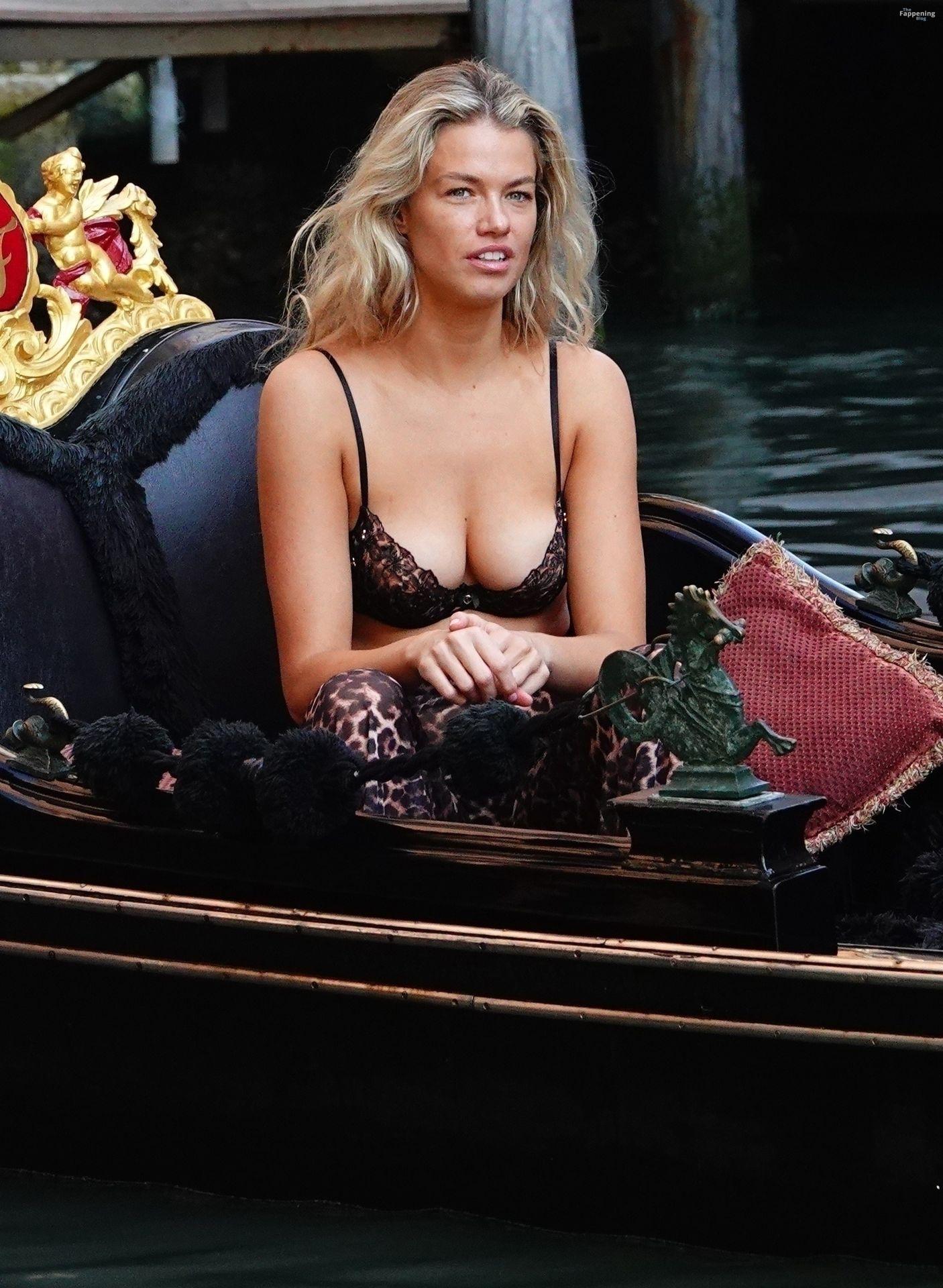 Hailey Clauson's outfit at a Fashion Shoot in Venice 006