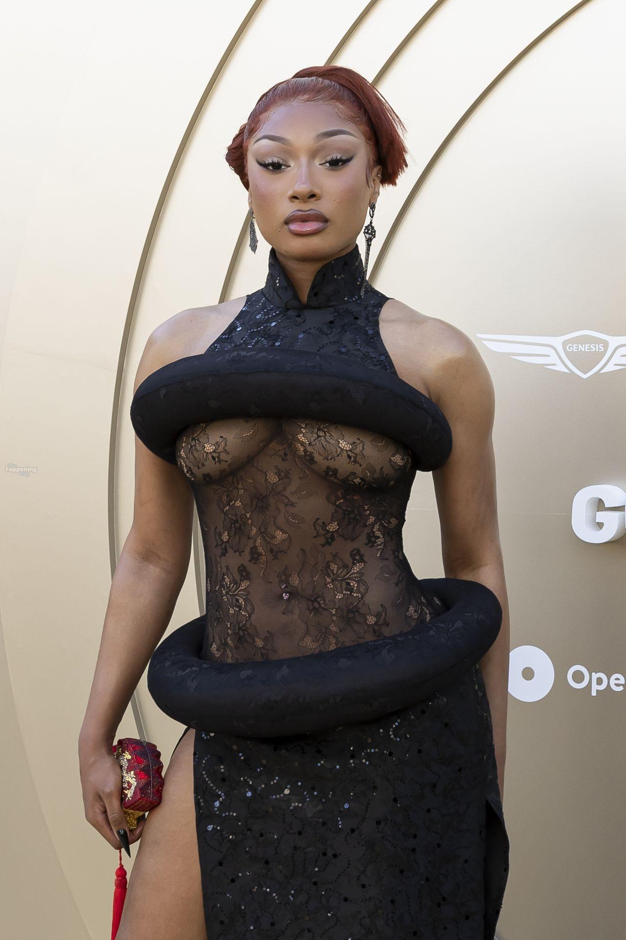Megan Thee's outfit at the 2025 Gold Gala in LA 008
