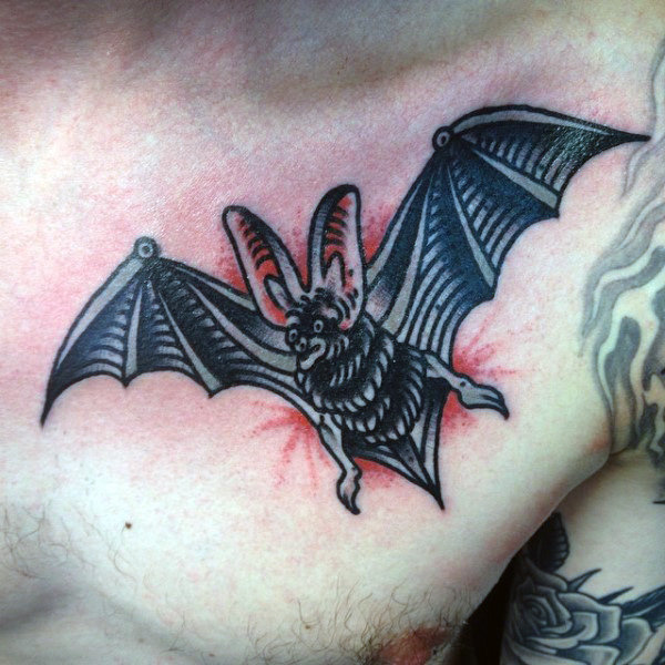 Bat tattoo design